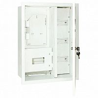 Распределительный шкаф ЩУРв 24 мод., IP31, встраиваемый, сталь, серая дверь, с клеммами |  код. SQ0905-0030 |  TDM